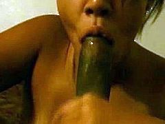 Black amateur gets his cock sucked by girlfriend