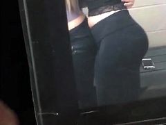 Blonde Bubble Butt in Yoga Pants Tribute (Part 2)