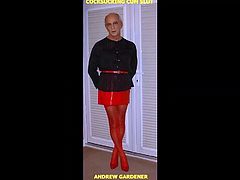 Gay Sissy Slut Andrew Julie Tart Red PVC