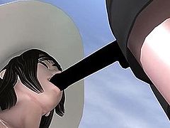 Sexy 3D huge tits Part 1 - Watch Part 2 on bigtittyvideos com