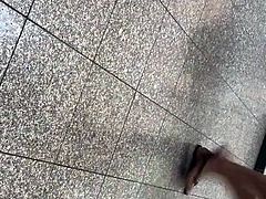 Legs and feet at the mall