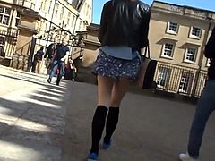 Oxford Wind Assisted Upskirt slowmotion