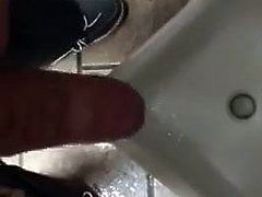 Pissing Public Urinal