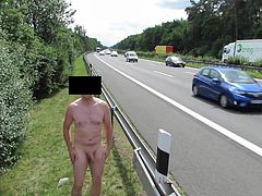 Cum next to Freeway - Public Cum