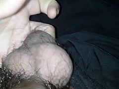 Playing with hot dick