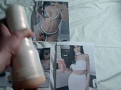 Kylie Jenner cum tribute with fleshlight