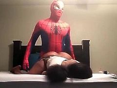Porno Parody Spiderman takes on the Black Cat