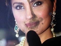 Lara dutta sexy face cum tribute