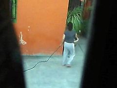 Recording The Ass Of My Neighbor Lorena