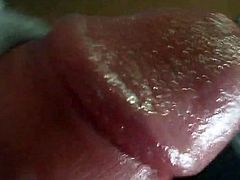 Closeup cumshot