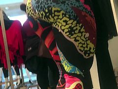 PAWG in Crazy Patterned Spandex
