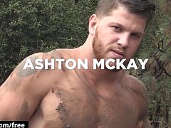 Alexander Gustavo with Ashton McKay at Dirty Rider 2 Part 2