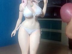 Super Sonico figure bukkake 03