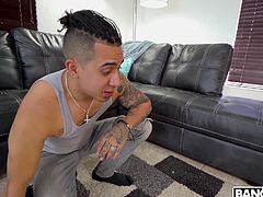This horny guy was seduced by Valentina's huge bubble butt and even the fact that he was her stepdad, did not stop him. Watch them fucking right behind his wife's back! Hot stuff! Join and have fun!