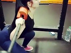 Slut at gym