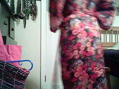 hidden cam - wife getting dressed