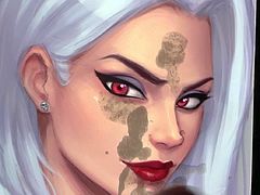 Ashe (Overwatch) Cum Tribute