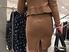 suede skirt suit