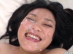 Hardcore deep pussy pounding for Yumi Tanaka
