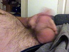 Late night solo cock play