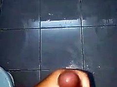 SG Malay Abdul with cock ring cumshot