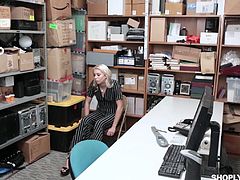Chanel Grey gets a hardcore fuck and a cum shot in the office