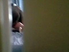 Spying on his wife being fucked by BBC
