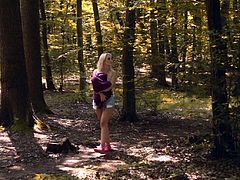 LETSDOEIT - Blind Date Fuck In The Forest with Blonde Hottie
