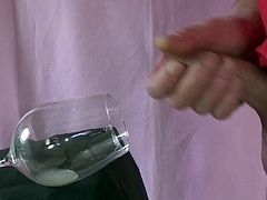 3 Loads of Cum in Glass and swallow