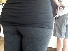 In line at McDonalds