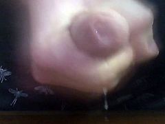 POV cumshot on camera