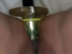 My GF Squirts While Toying Ass and Pussy