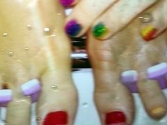 Miley Cyrus Feet Cumtribute