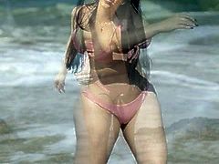 Claudia Alende - Bikini at a Beach in Los Angeles