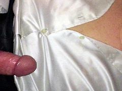 Cumming on blouse satin