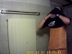 Swiss teen spied in the bathroom