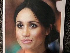 Meghan Markle Gets Cum All Over Her Face
