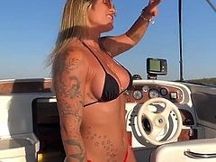#7 Brazilian Milf Pamella Mom of 2 boys Thong Bikini Slut
