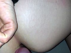 removing plug and fucking hot wifes open ass