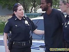 Kinky mother i'd like to fuck cops make out as they acquire their coochies gangbanged and licked