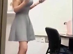 BEAUTIFUL BLONDE TEACHER