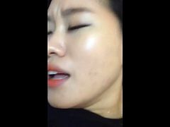 Lovely Korean wife's dirty masturbation and sex