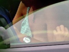 TugaVoyeurPT - Couple Pokies tits in car