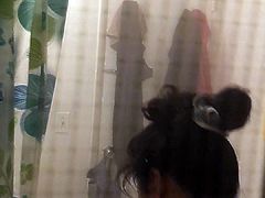 Sexy milf shower