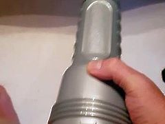 cumming with fleshlight