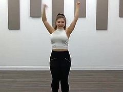 Big tit teen dance