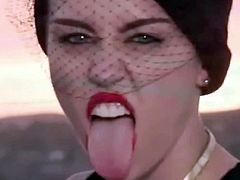 Miley Cyrus tongue Loop #2