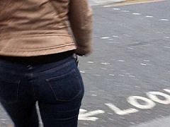 Blue planet (peachy ass in skinny jeans) Follow that ass