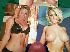 cumshots for 2 hot blondes