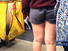 Chick in shorts